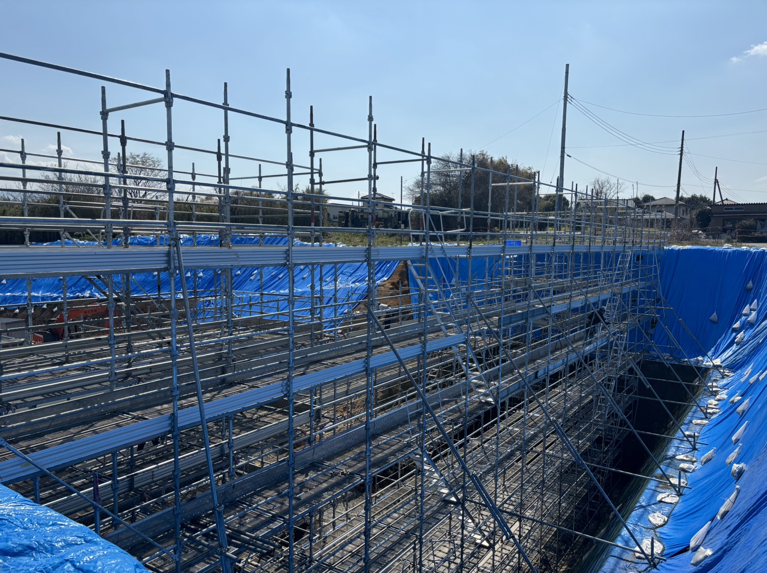 道前久保函渠工事