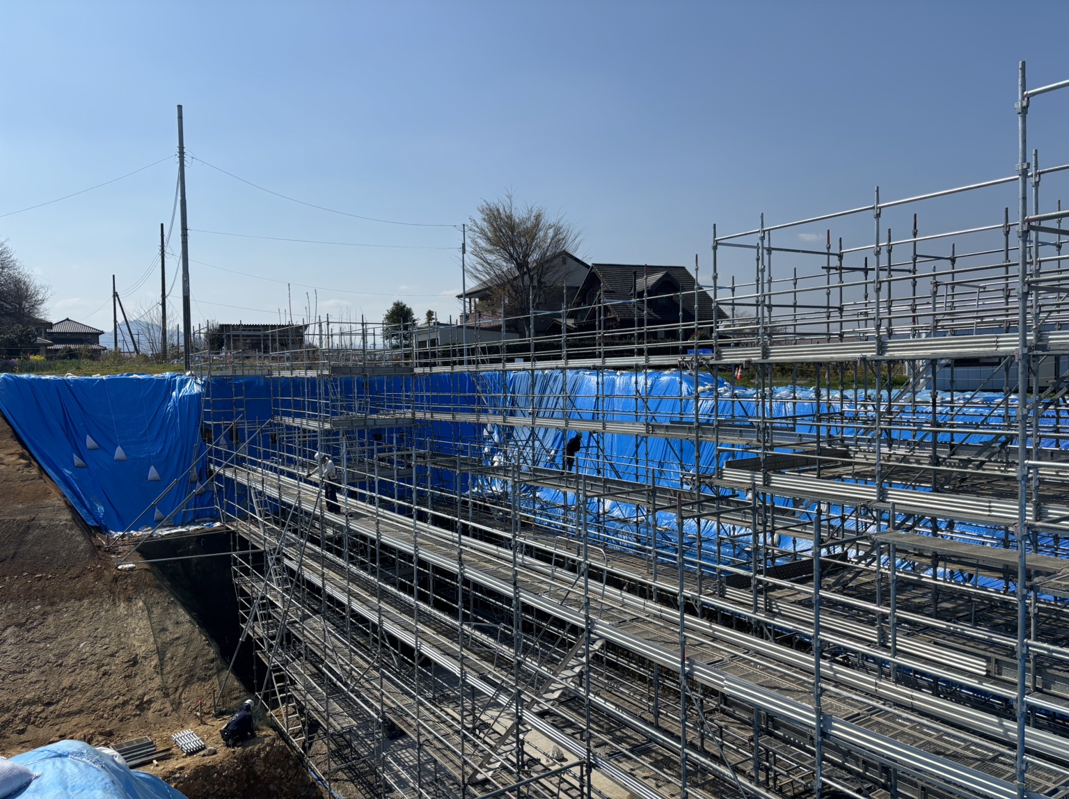 道前久保函渠工事