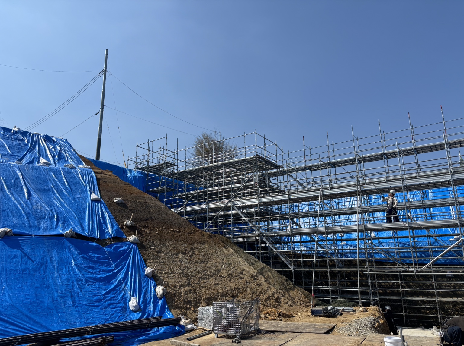 道前久保函渠工事